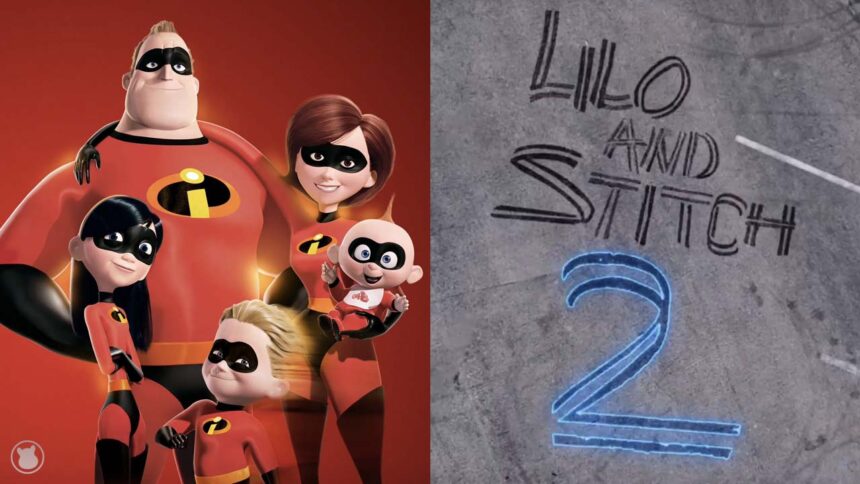 Ya tenemos fecha para 'Los Increíbles 3' y 'Lilo & Stitch 2'